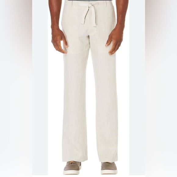 Perry Ellis Tan Chinos Lightweight Relaxed Fit - Picture 1 of 13